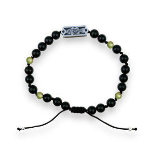 Sight Line Provisions Bass Kona + Jade Beads - Fishing Bracelet - Mossy Creek Fly Fishing