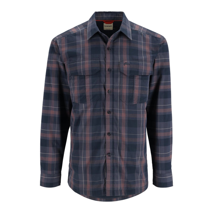Simms M's ColdWeather Shirt Selvedge Logan Plaid Size XL-XXL