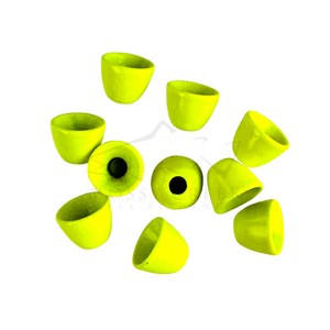 Brass Conehead Fl. Chartreuse - Mossy Creek Fly Fishing