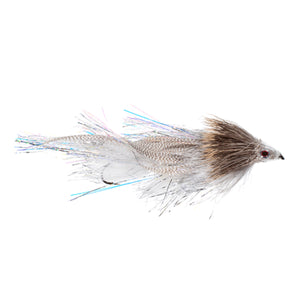 Mini Drunk & Disorderly Pearl White - Mossy Creek Fly Fishing