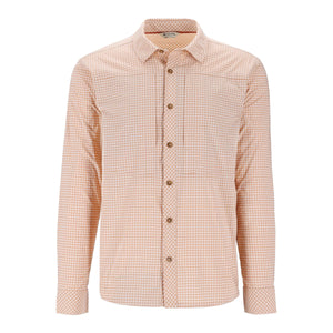 Simms Stone Cold LS Shirt Antigua Stone Check - Mossy Creek Fly Fishing