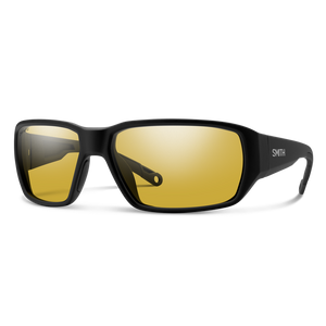 Smith Hookset Matte Black ChromaPop Glass Polarized Low Light Yellow Lense Sunglasses - Mossy Creek Fly Fishing