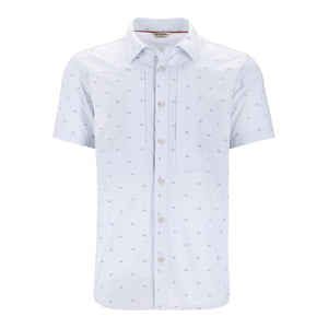 Simms Stone Cold Short Sleeve Fishtail Bimini Blue - Mossy Creek Fly Fishing