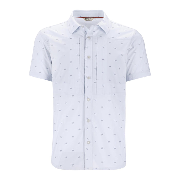 Simms Stone Cold Short Sleeve Fishtail Bimini Blue