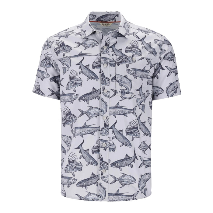 Simms Challenger Short Sleeve Shirt Saltwater Sterling