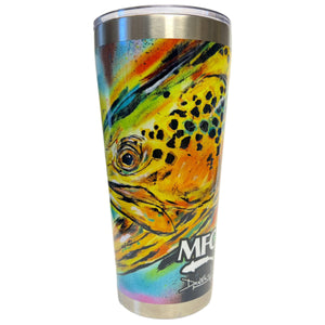 MFC 20 oz Chalice Danforth's Brown Trout - Mossy Creek Fly Fishing