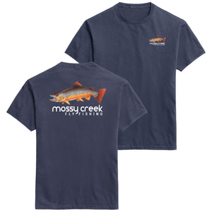 NEW Mossy Creek Short Sleeve Tee Denim Blue
