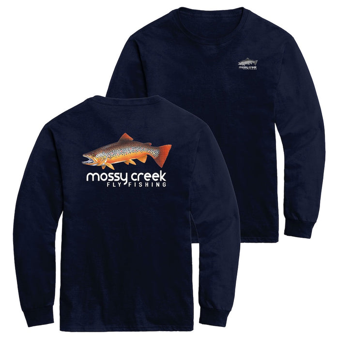 Mossy Creek Long Sleeve Tee Navy