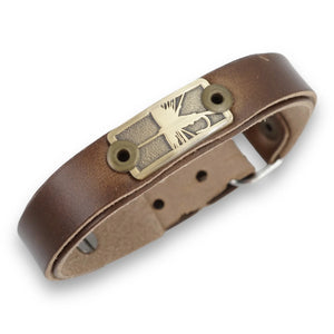 Sight Line Provisions Bronze Dry Fly - Skinny Bracelet