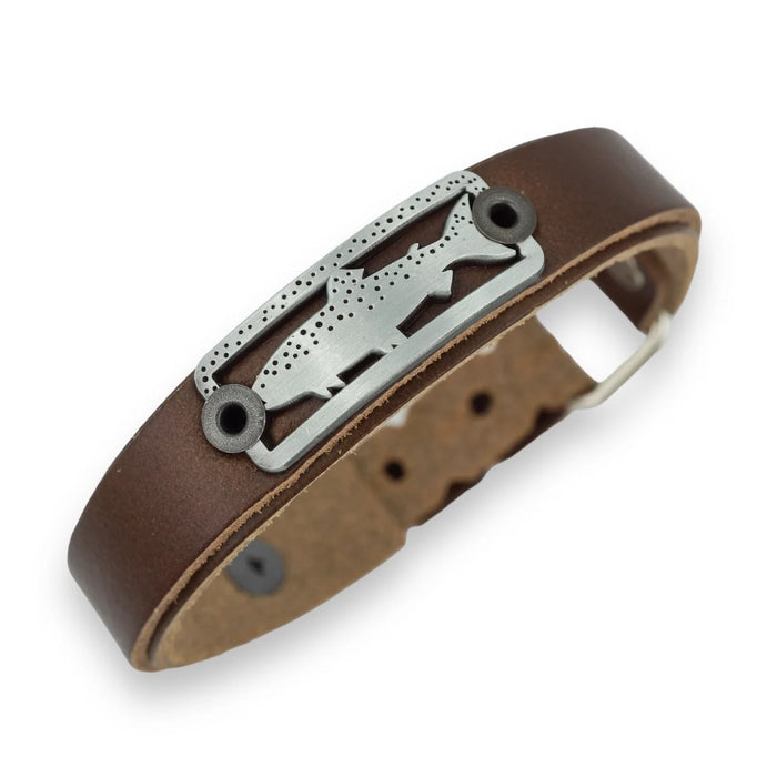 Sight Line Provisions Trout Stargazer Brown - Skinny Bracelet