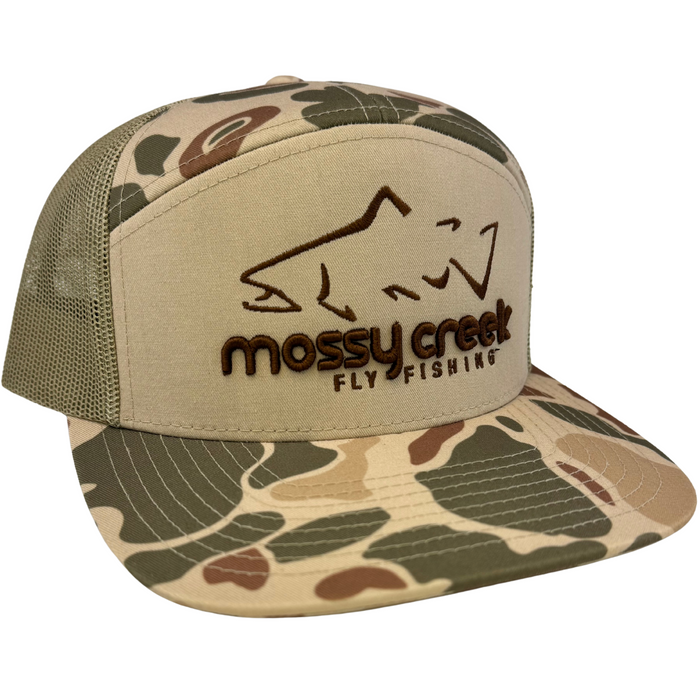 Mossy Creek Logo Pioneer Trucker Harvest Duck Camo