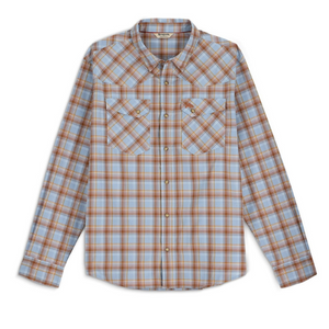 Simms Brackett LS Shirt Steel Blue - Mossy Creek Fly Fishing