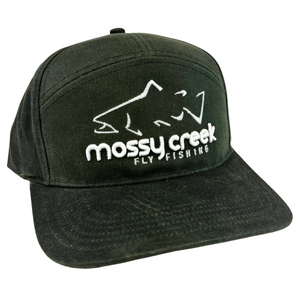 Mossy Creek Logo Pioneer Oiled Canvas Hat Dark Olive