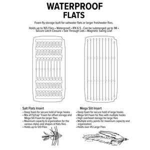 Umpqua UPG Foam Salt WP Flats Fly Box Large