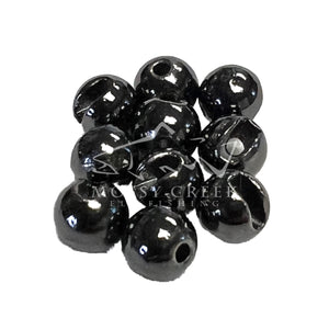 Slotted Tungsten Beads Black Nickel