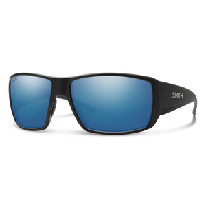 Smith Guides Choice Matte Black ChromaPop Polarized Blue Mirror Lens Sunglasses - Mossy Creek Fly Fishing