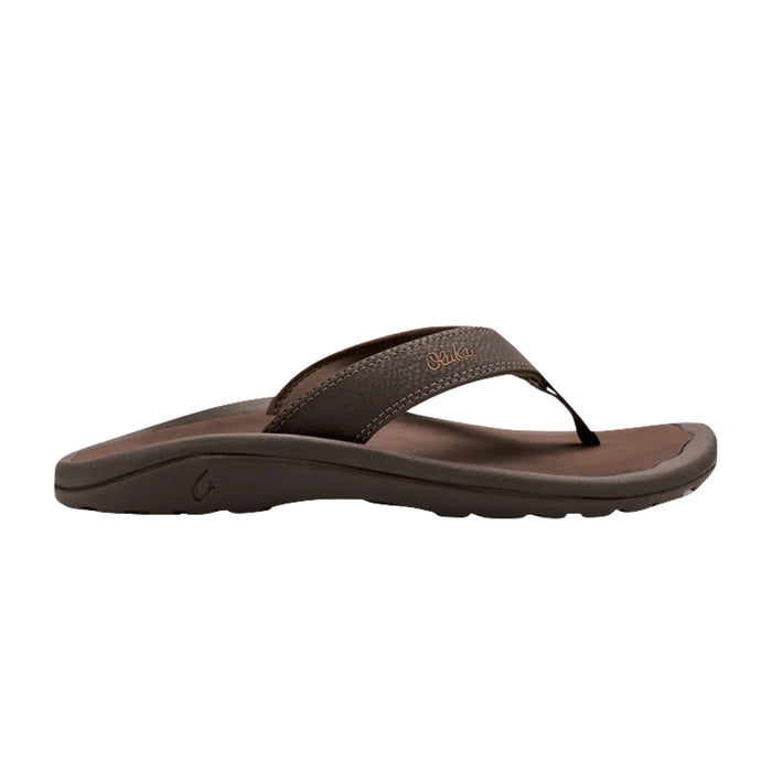 Olukai 'Ohana Men's Beach Sandals Dark Java / Ray