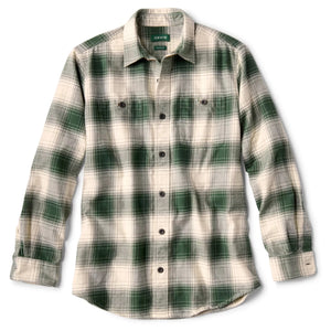 Orvis Perfect Flannel Shirt Dark Pine/ Eggnog