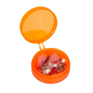 Fishpond Fly Puck in Cutthroat Orange with flies