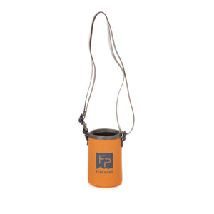 Fishpond River Rat Beverage Holder 2.0 in Cutthroat Orange with strap