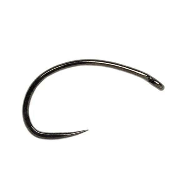 Fulling Mill Czech Nymph Heavy black nickel barbless hook