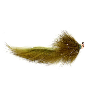 Fulling Mill Olsen's Backflop Jig Olive, jig streamer