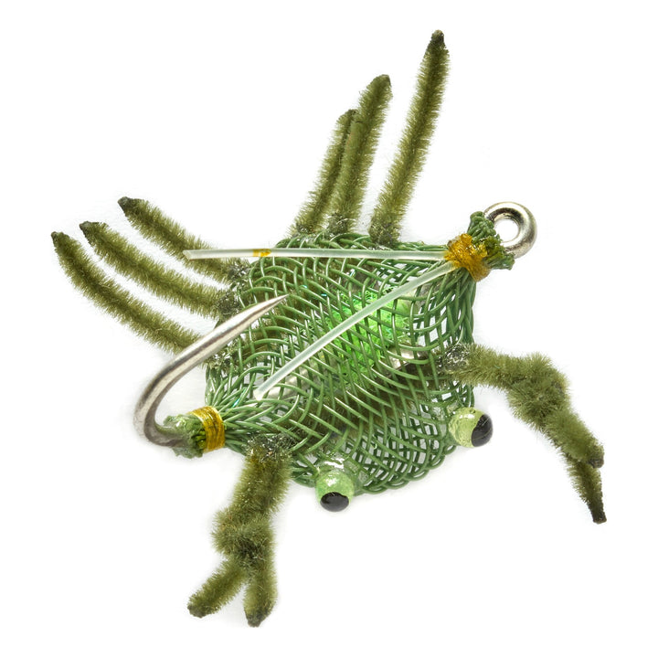 Fulling Mill Standard Flexo Crab Olive, weighted translucent crab fly