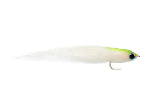 Fulling Mill Whalley's Money Minnow Chartreuse, saltwater baitfish fly