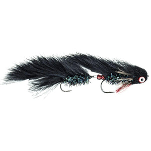 Galloup's Articulated Monkey Black, articulated streamer