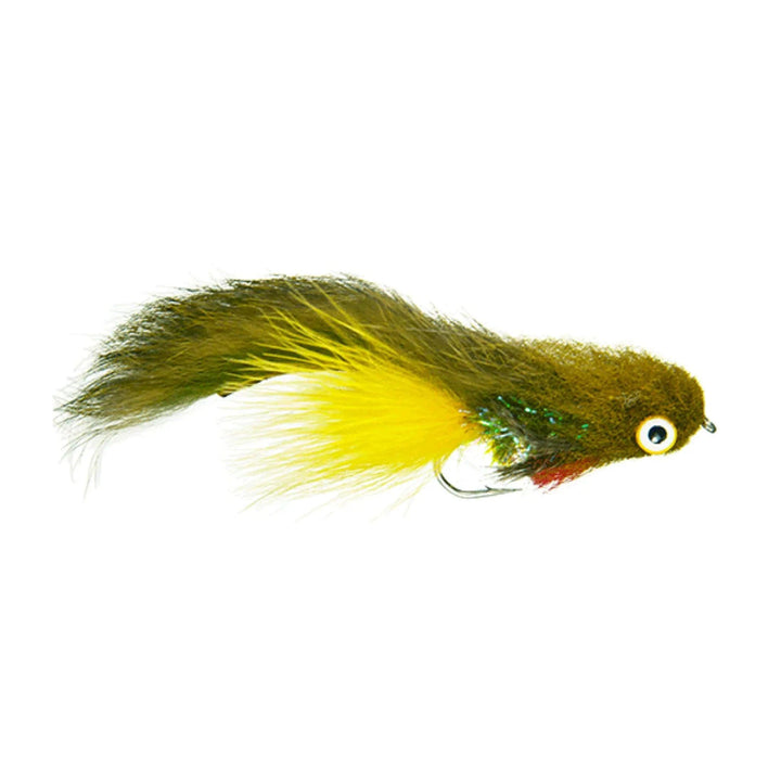 Galloup's Butt Monkey Olive, streamer