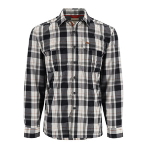 Simms M's ColdWeather Shirt Gunmetal Logan Plaid