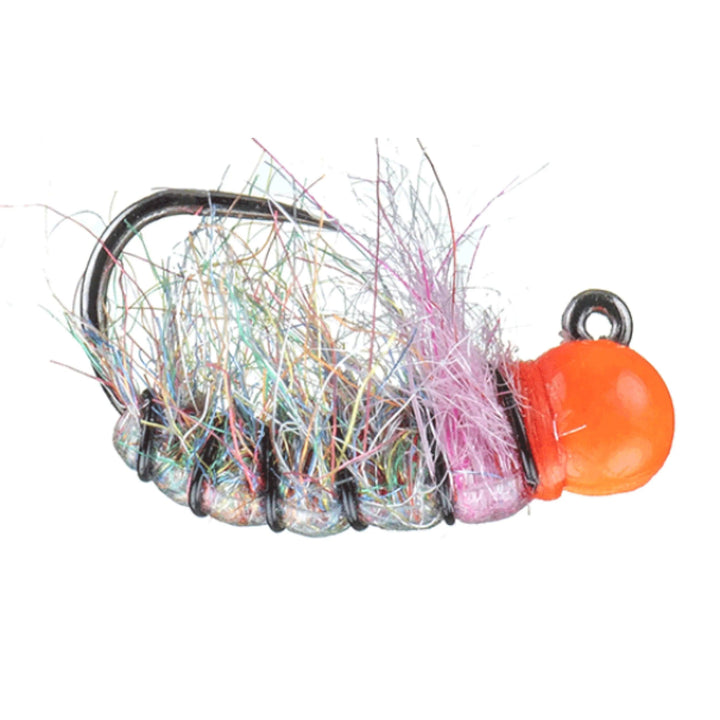 Jig Czech Nymph Hot Bead UV Rainbow, jig nymph