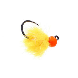 Jig Eggstacy Egg Orange, jig egg fly by North Country Flies