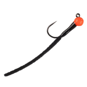 Jigged Leather Leech Black