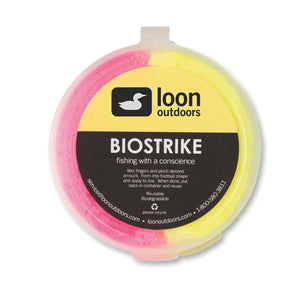 Loon Biostrike Pink/Yellow, biodegradable putty strike indicator, 1 oz