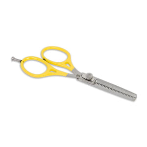Loon Ergo Prime Tapering Shears w/ Precision Peg, 7.25 inch tapering shears with one toothed blade