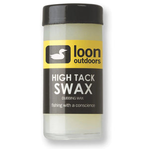 Loon High Tack Swax, high tack dubbing wax in a push-up tube, 1 oz