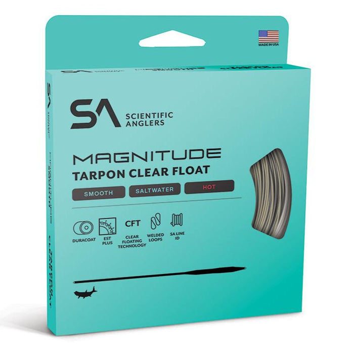 SA Magnitude Smooth Tarpon Full Clear Fly Line