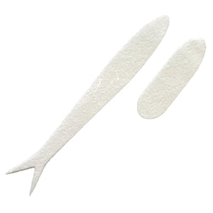 Mossy Creek spoon minnow fly tail and body pieces in White