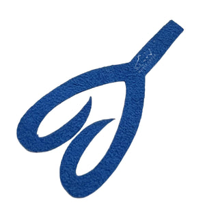 MC Twin Grub Tail fly tying material in blue