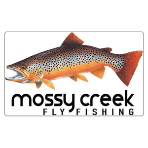 Mossy Creek Fly Fishing gift card with brown trout artwork