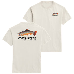 NEW Mossy Creek Short Sleeve Tee Natural Cream