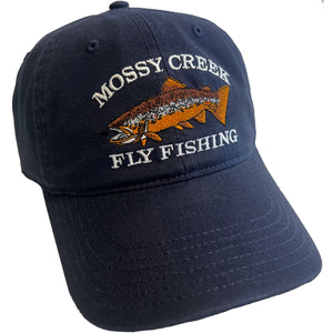 Mossy Creek Vintage 6 Panel Hat Navy - Mossy Creek Fly Fishing