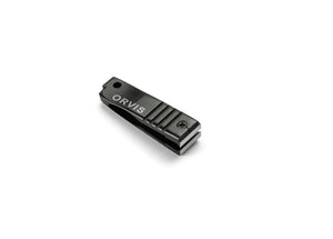 Orvis Flow Nipper in Black, angled top view