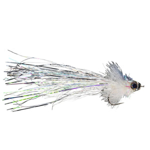 RIO Flash Drive Silver, baitfish streamer with cone head and flash tail