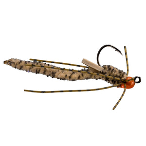 RIO Hogan Headstand Jig Tan, carp jig fly, side view