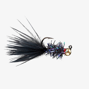 RIO Jig Retriever Black, jig streamer with tungsten bead