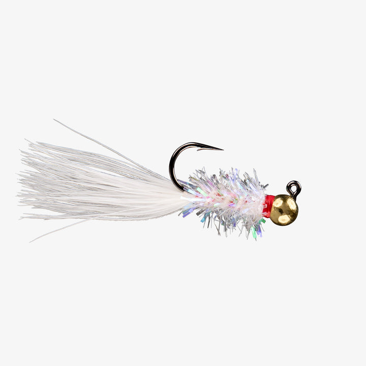 RIO Jig Retriever White, jig streamer with tungsten bead