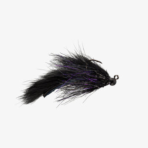 RIO Sir Sticks A Lot Black, baitfish streamer with heavy jig head