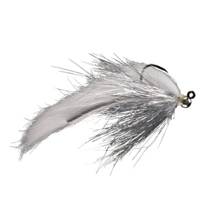 RIO Sir Sticks A Lot Gray, baitfish streamer with heavy jig head